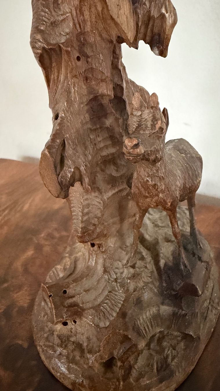 Skulpturen & Statuen: Brienz Schnitzerei Gemse antik – Gebraucht aus Riedholz von Frettchen63 3