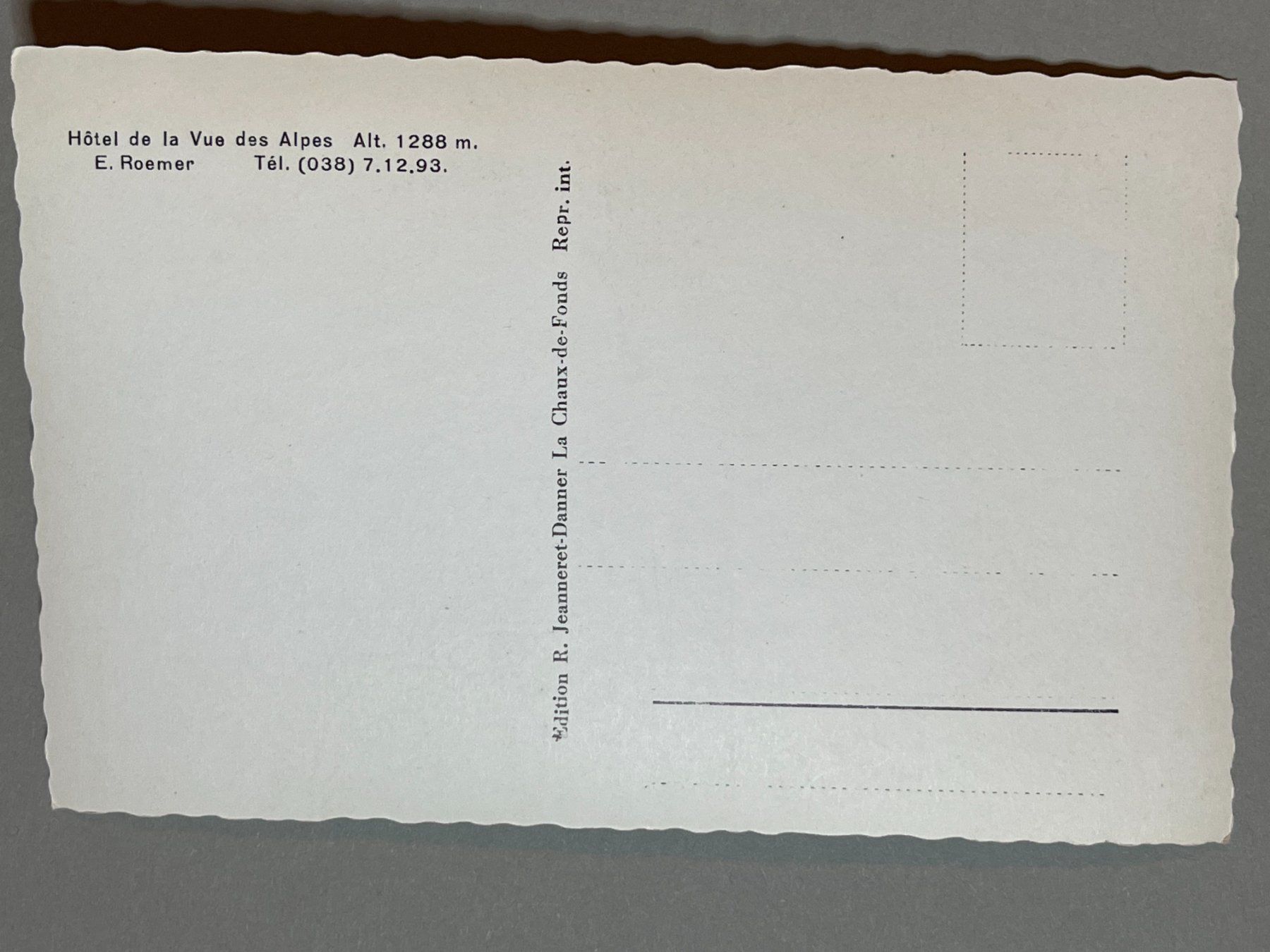 Cartoline postali: Panorama Vue des Alpes – Usato da Steg VS venduto da _vinci_ 1