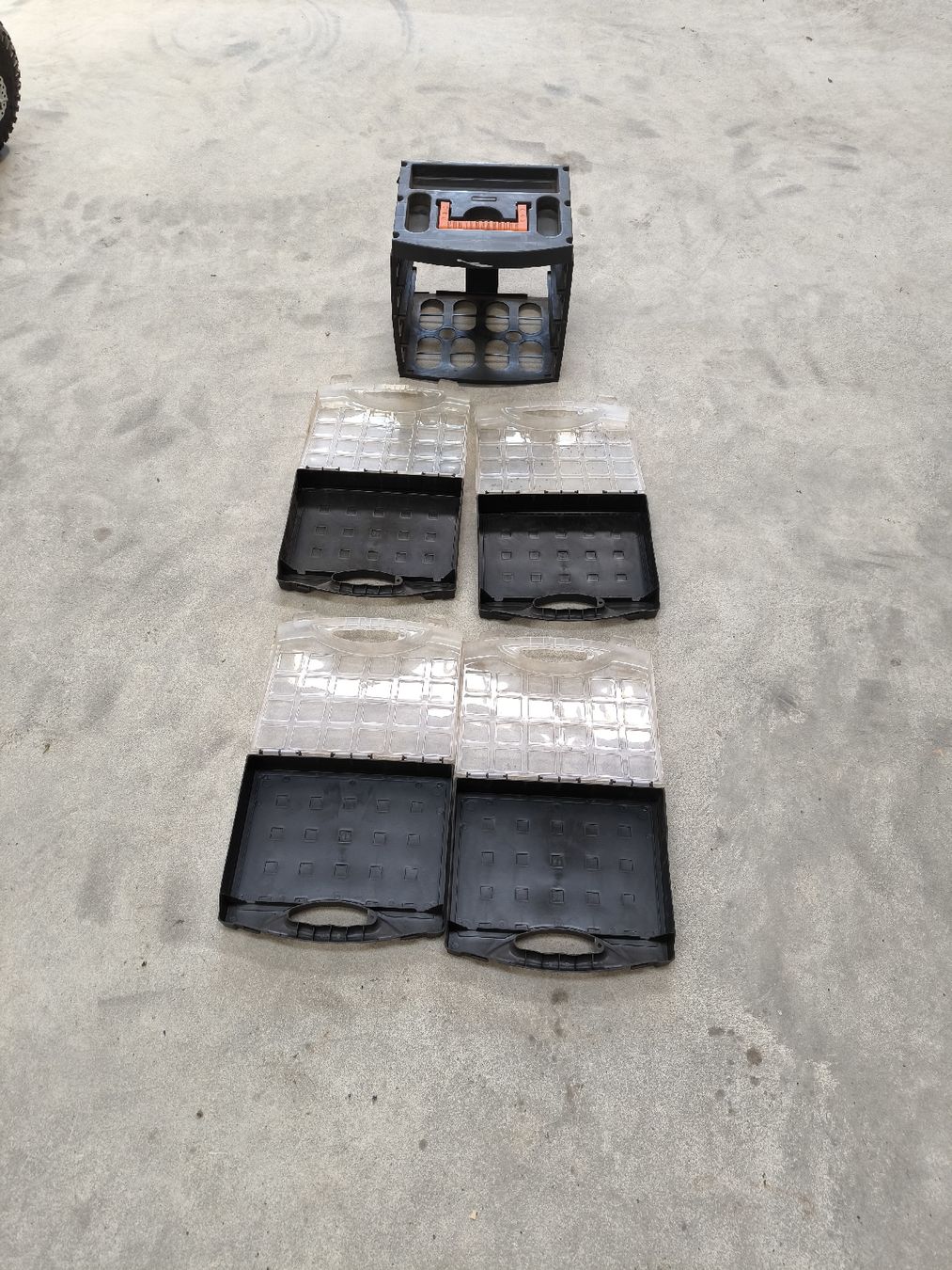 Casse di trasporto: Stapelbare Kleinteilemagazin Schubladen Kasten Sortimentbox – Usato da Geiss venduto da Fiatagri_power 2
