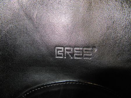 GREE Ledertasche Schwarz Umhängetasche.