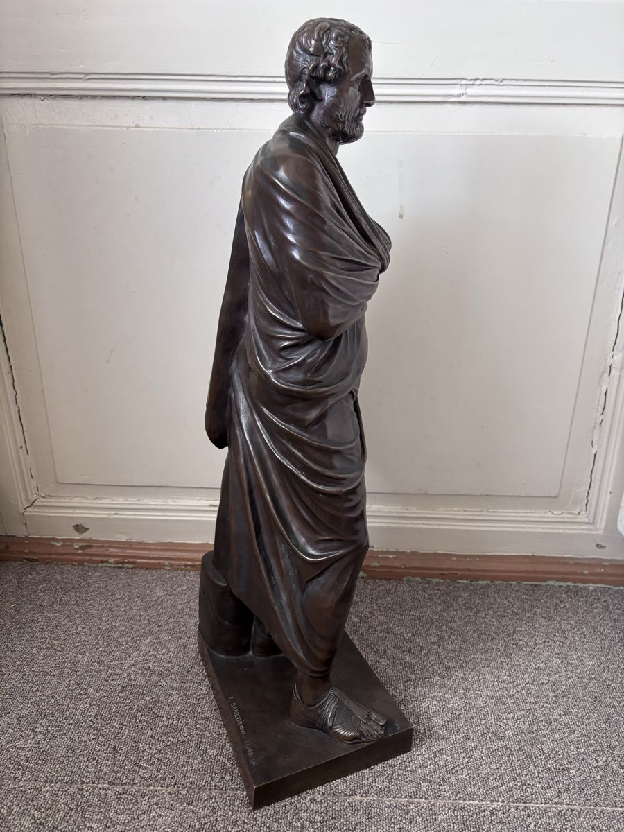 Sculture & Statue: Antike Bronze Skulptur Ferdinand Barbedienne -Aristide – Usato da Kölliken venduto da Sabay2012 4