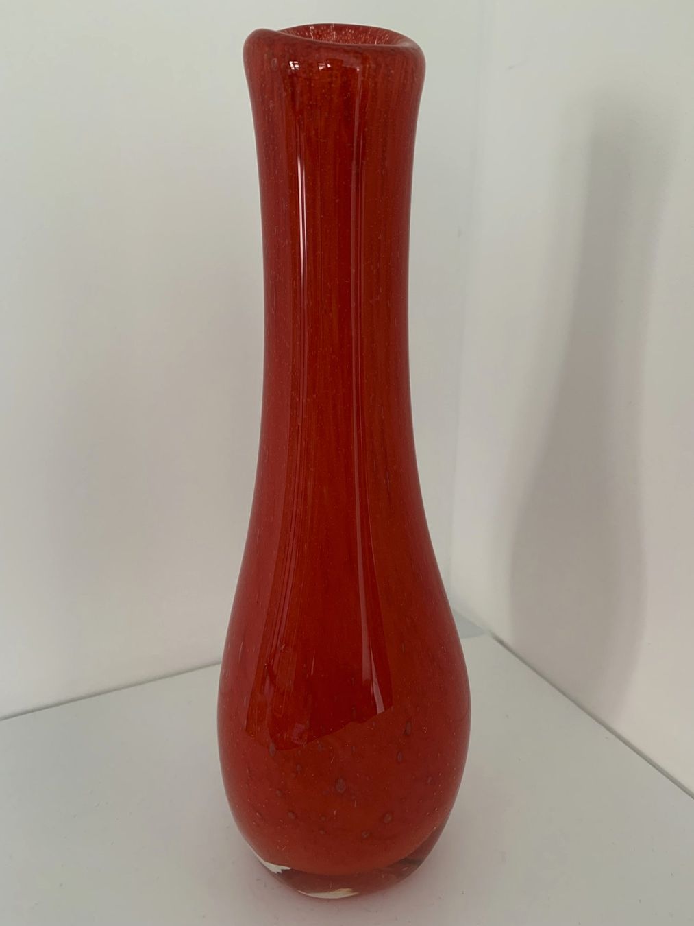 Vasi & Recipienti: Vase rouge en verre – Usato da Genève venduto da Ananas03