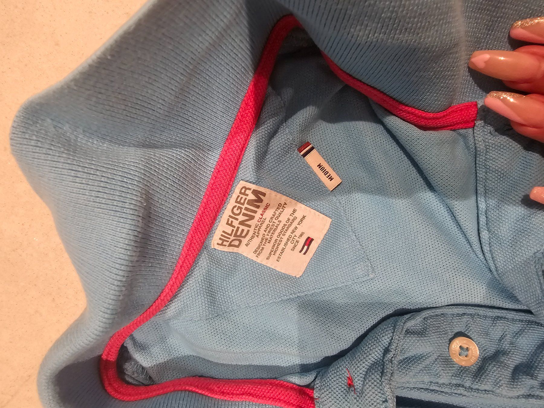 Tommy Hilfiger Magliette Polo: Hilfiger denim Polo Shirt M – Usato da Berg TG venduto da lisboa.sky 2