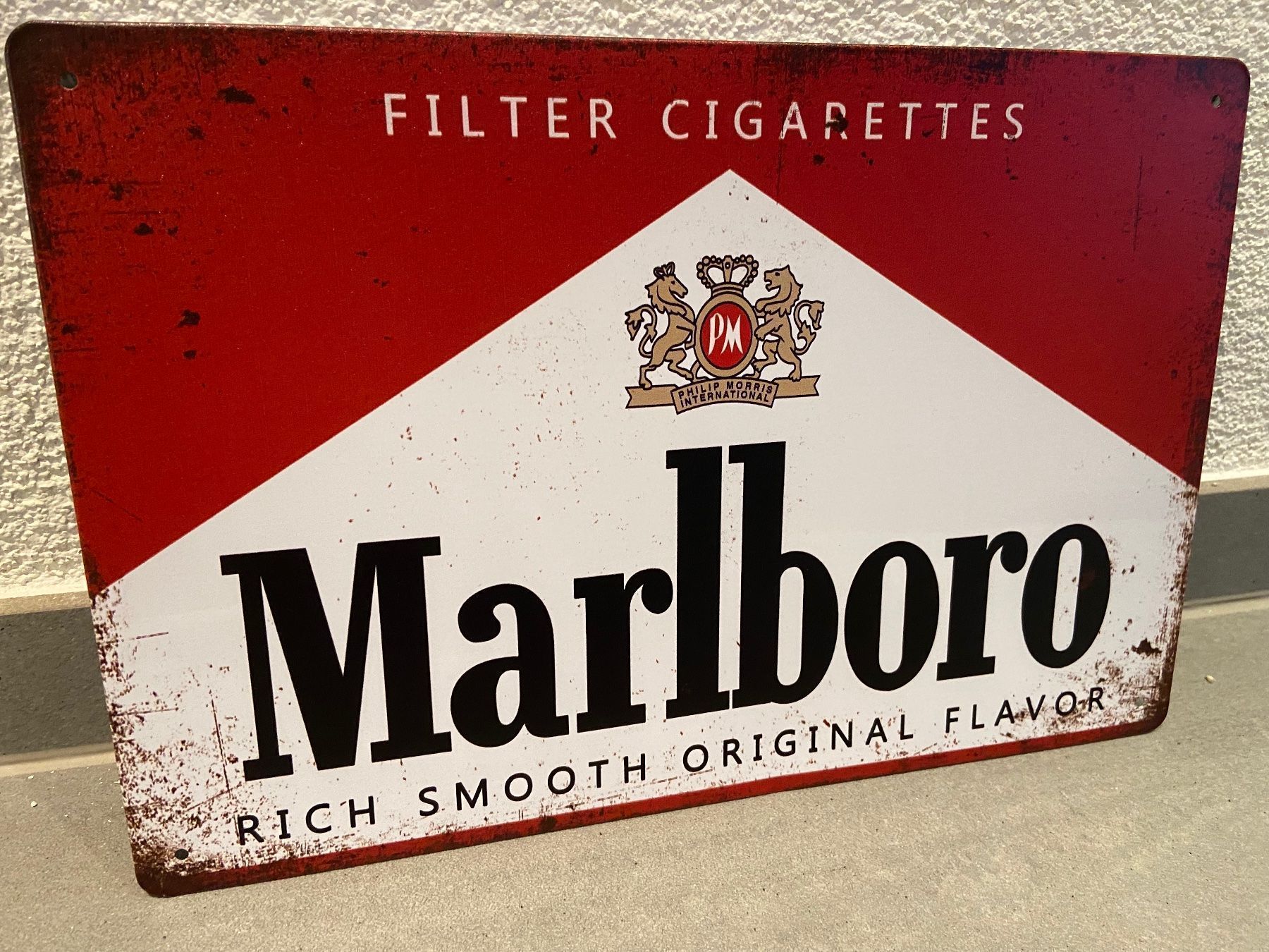 Insegne: METALL SCHILD MARLBORO  NEU EINGETROFFEN! – Nuovo e nell'imballaggio originale da Seon venduto da Aaargauer01 8
