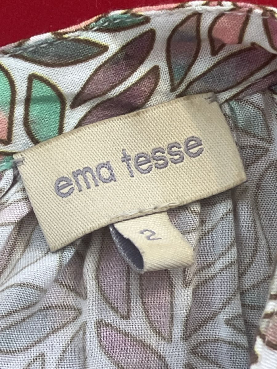 Top: Ema tesse Sommer Top, Gr. 2, gemustert, leicht & luftig – Usato da Muralto venduto da jac_hkz5 1