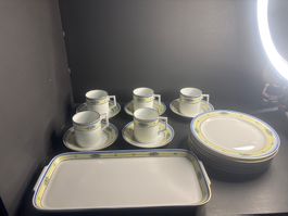 Kaffeset Höchst Edles Porzellan Sevres Stil