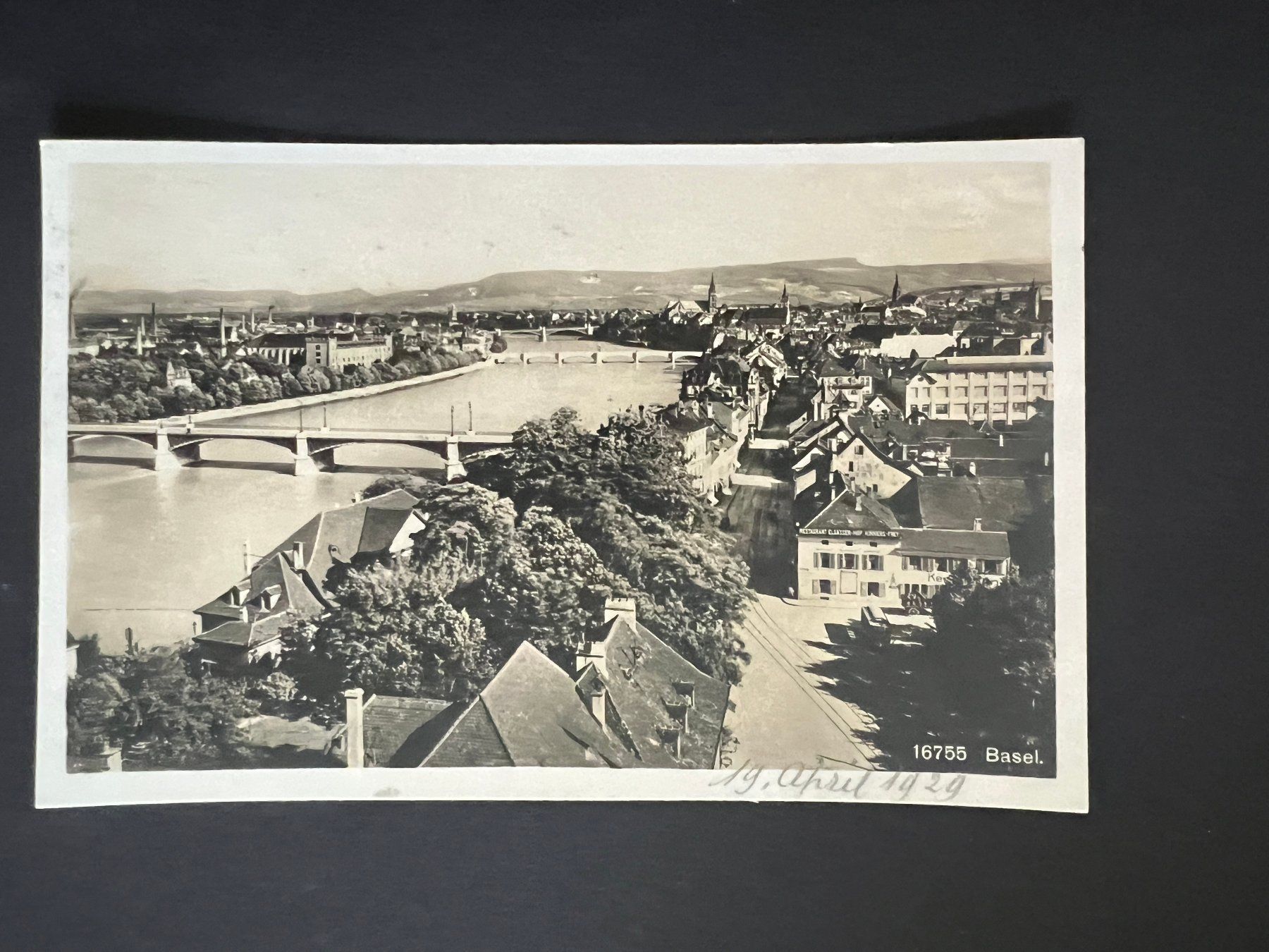 Ansichtskarten: Ansichtsk. 1929 Basel   (V565) – Gebraucht aus Hinwil von Sidi4