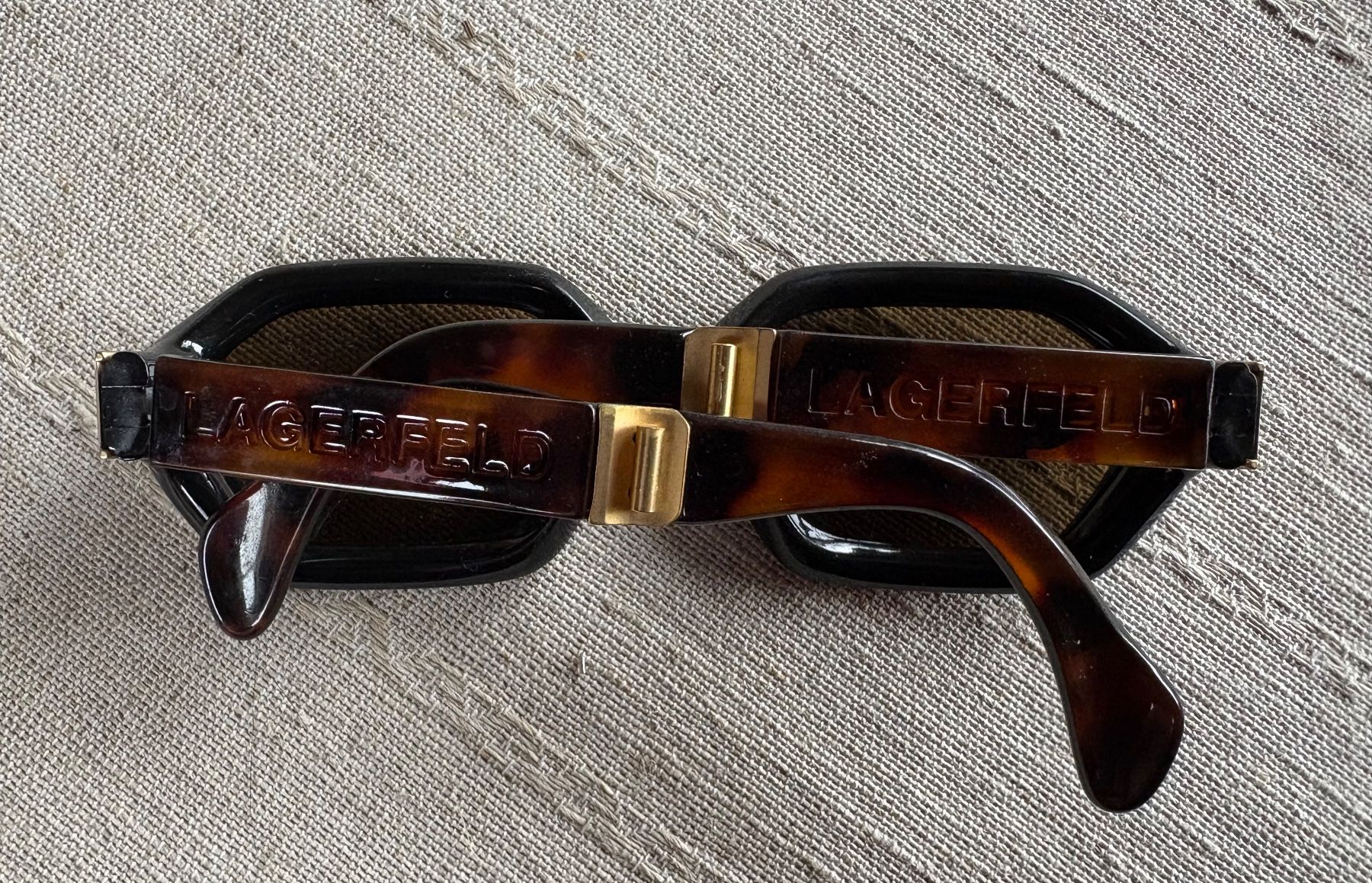Karl Lagerfeld Occhiali & Lenti: Kultige Lagerfeld Sonnenbrille – Usato da Ebnat-Kappel venduto da pourlemerite 1