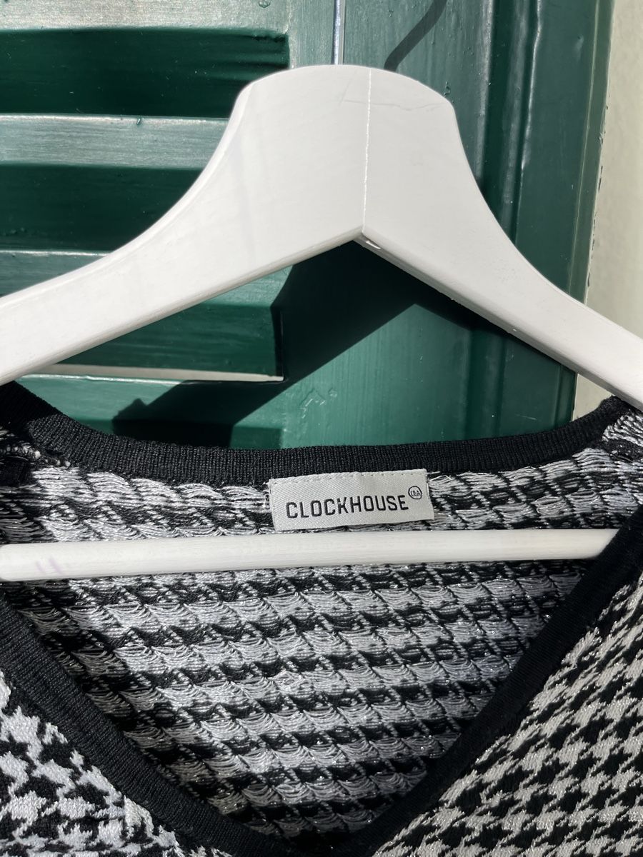Giacche: Clockhouse Strickjacke, Hahnentrittmuster, Grösse S – Usato da Bern venduto da valery_la_cherry 2