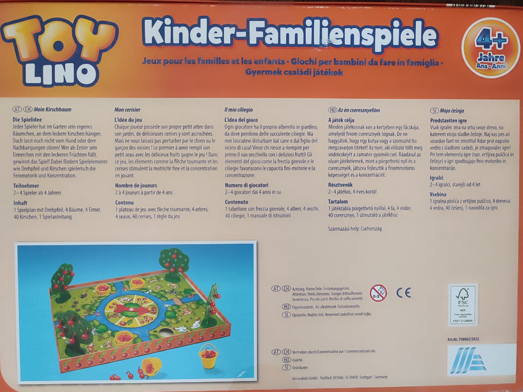 Spiele: Mein Kirschbaum - Brettspiel- FABRIKNEU ! – Neu und originalverpackt aus Bellinzona von Ludocorner 1