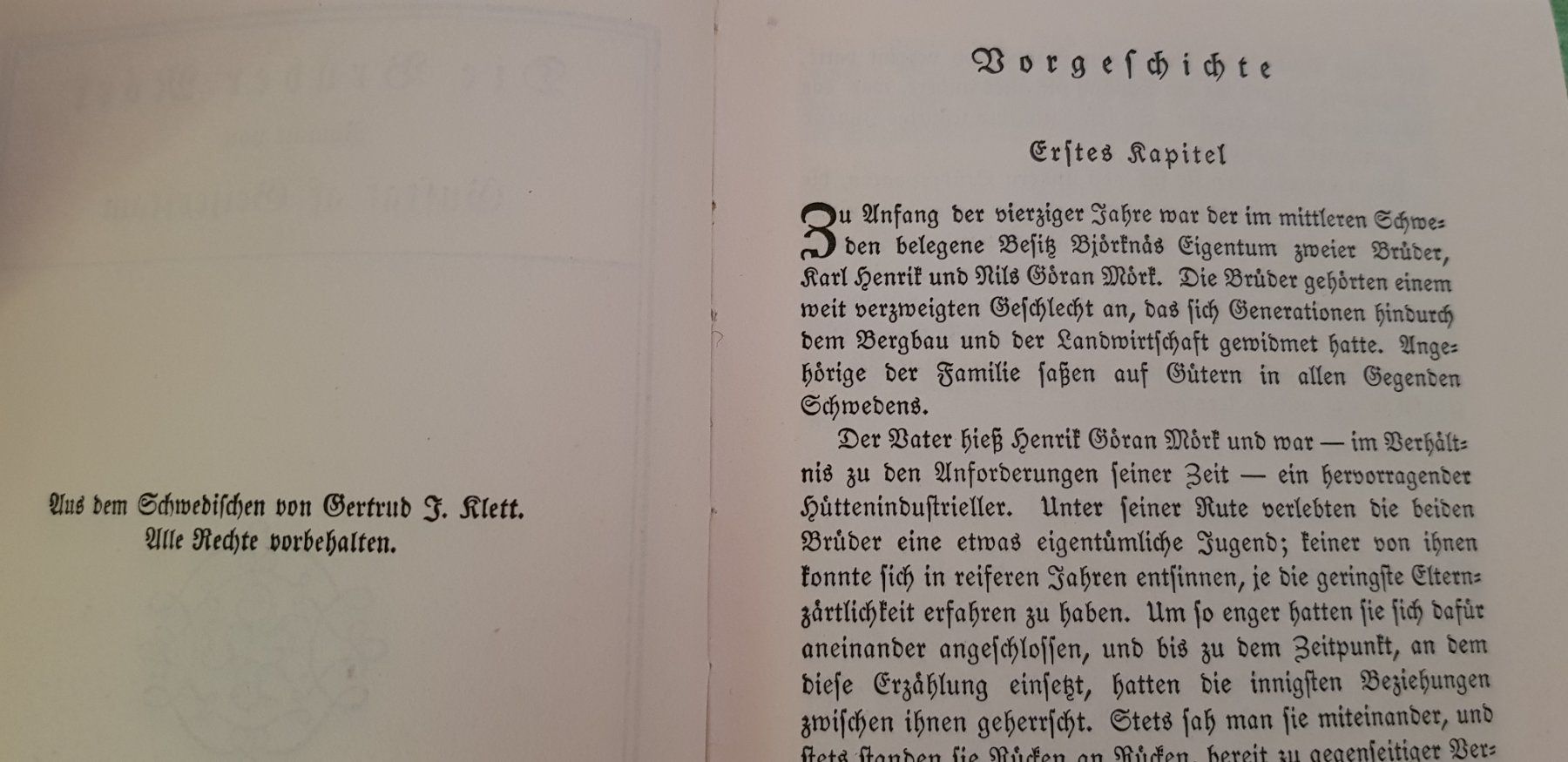 Bücher: Die Brüder Mörk – Gebraucht aus Uster von Astral 4