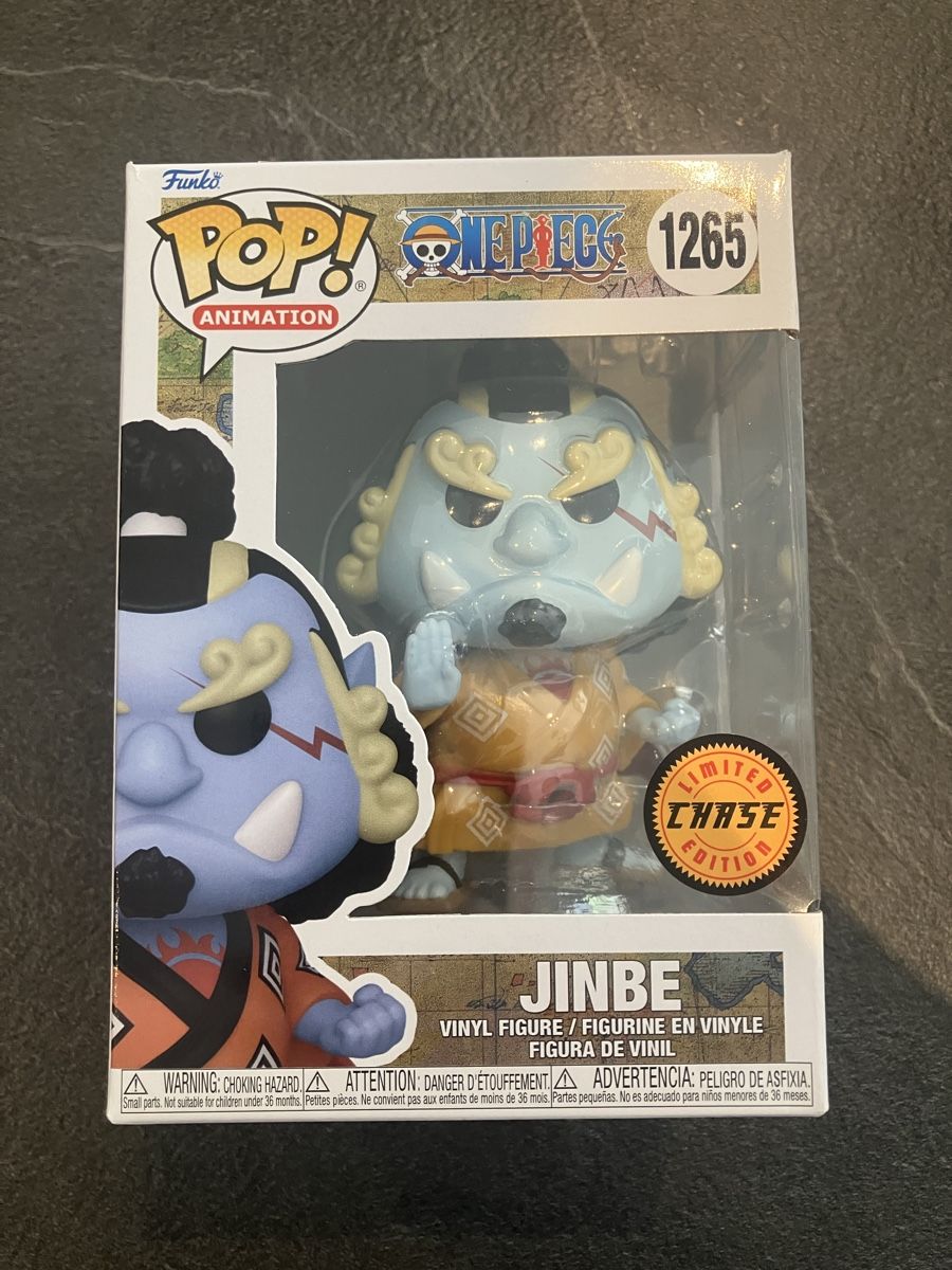 Funko Statuette: Funko Pop One Piece Jinbe 1265 Chase Edition – Nuovo e nell'imballaggio originale da Daillon venduto da Camus82
