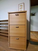 Schuhschrank Holz 3 Klappen neuwertig