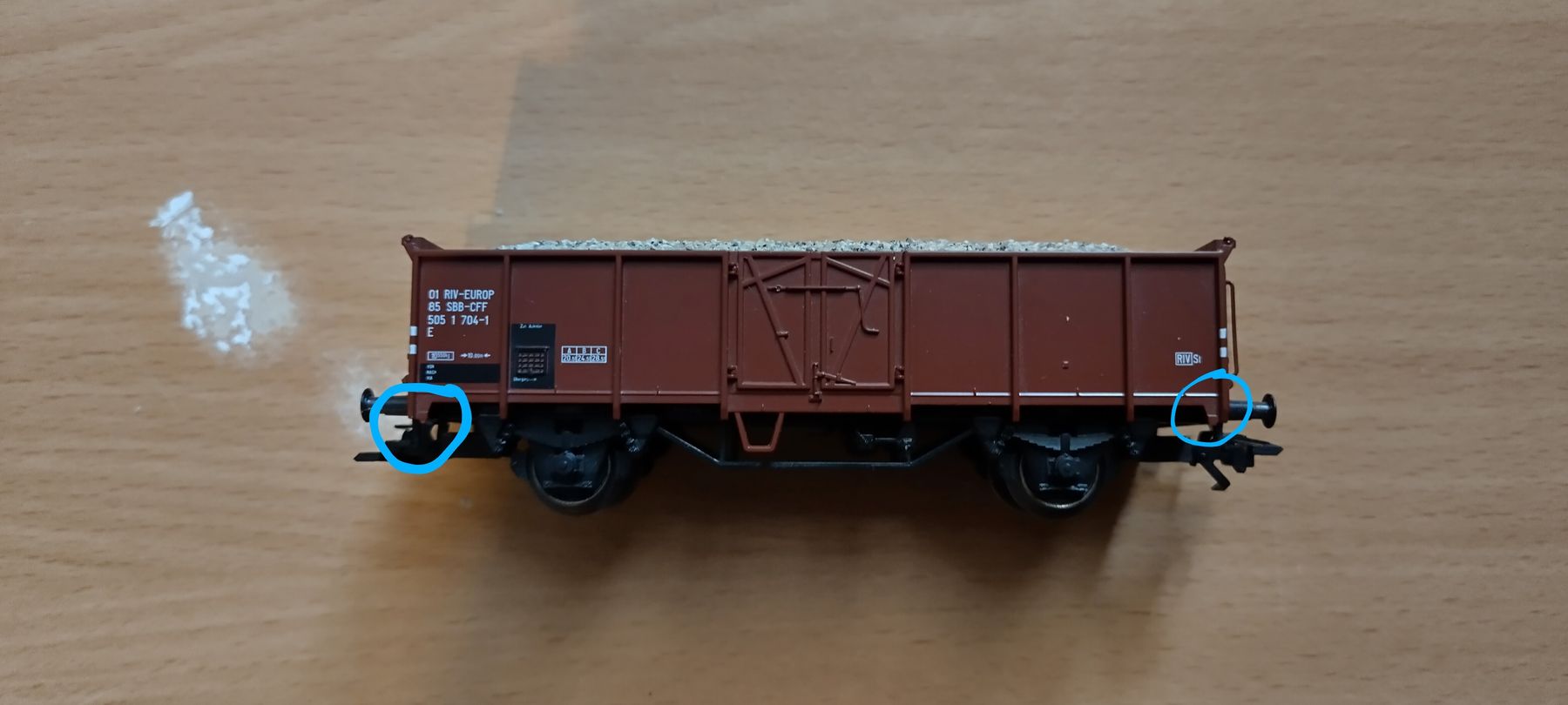 Märklin Modellini di ferrovie: Güterwagen Märklin aus Statset 29510 – Usato da Chiasso venduto da ste_29bl 6