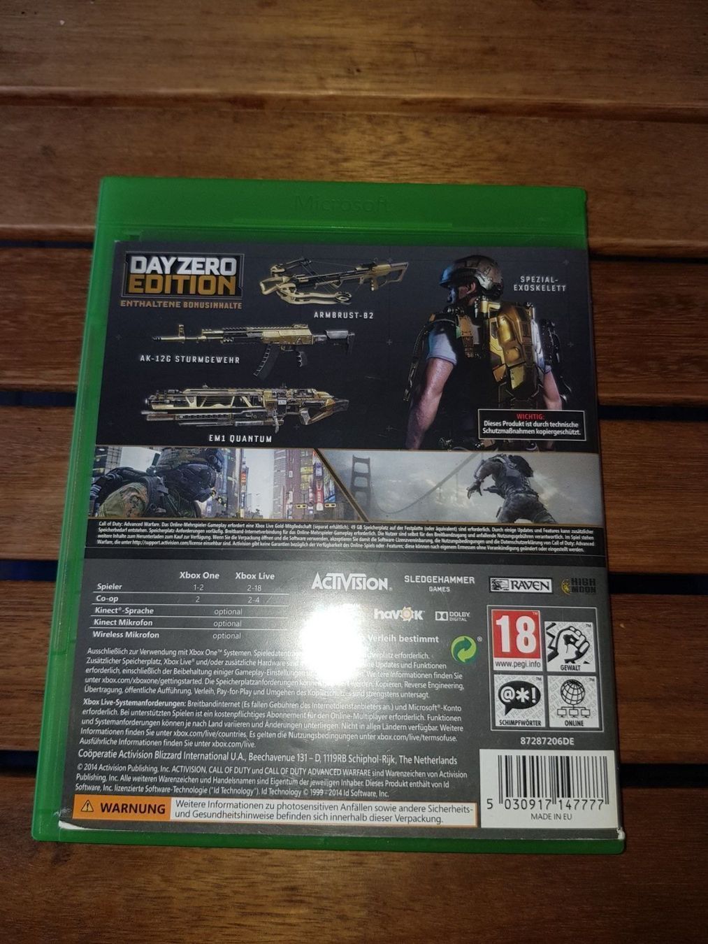 Microsoft Giochi: COD ADVANCED WARFARE XBOX ONE – Nuovo (secondo la descrizione) da Emmenbrücke venduto da prisan_LU 2