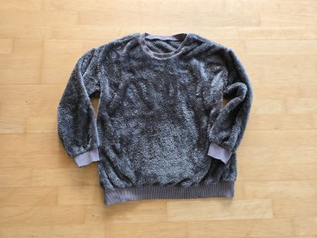 Lässiger Kuschelpulli grau M