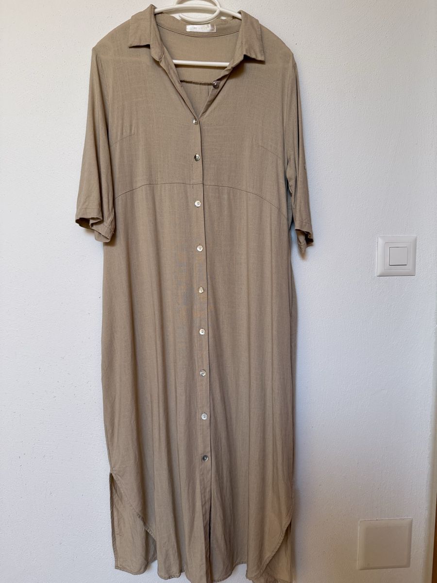 Vestiti: Mantelkleid aus Viscose / Leinen – Nuovo e nell'imballaggio originale da Sigriswil venduto da ck56 6