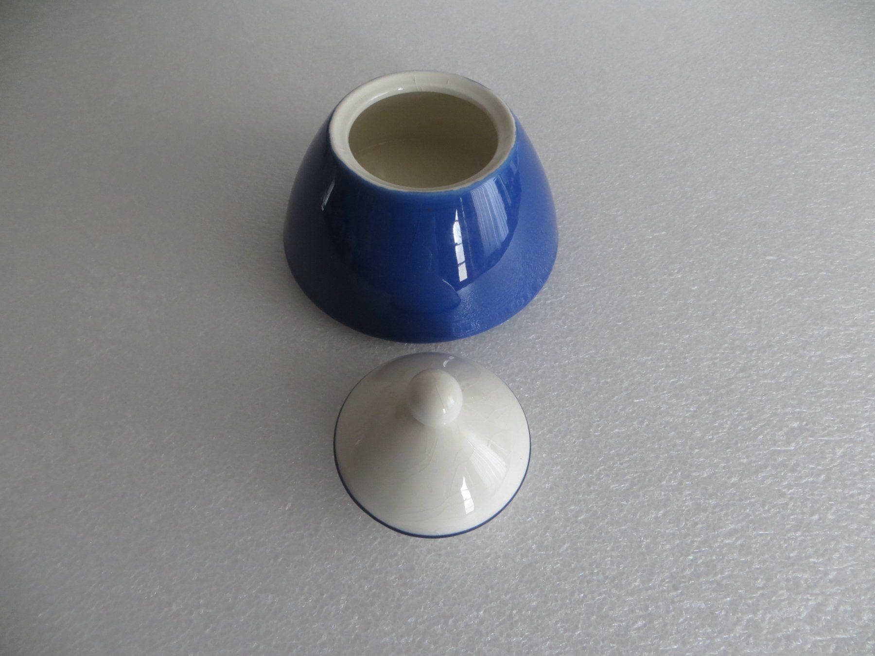 Zuckerdosen: Zuckerdose marineblau-weiss – Neu (gemäss Beschreibung) aus Allschwil von Boutique_16b 1