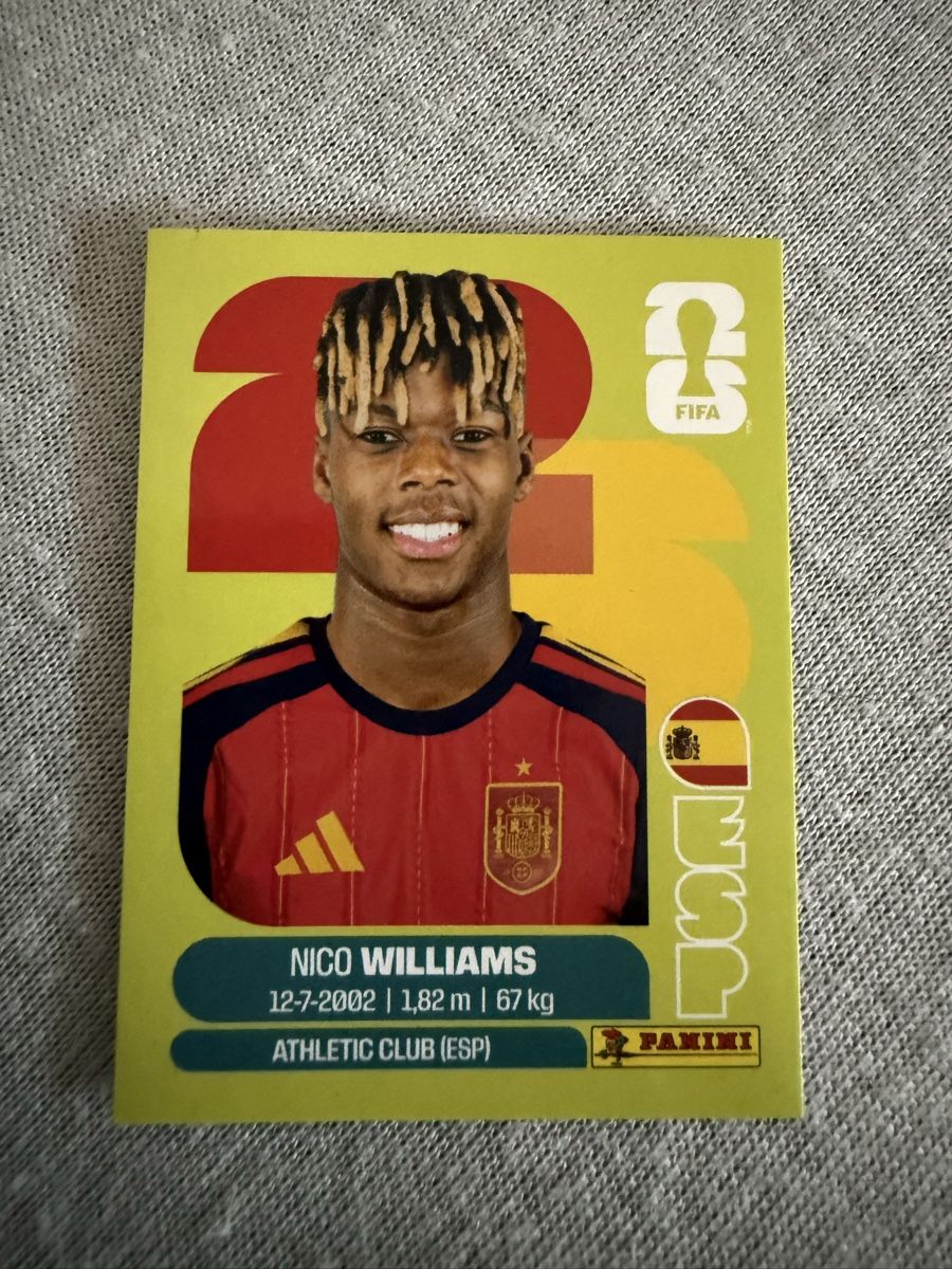 Panini Carte collezionabili: ESP17, Nico Williams, Panini, WM26  – Nuovo (secondo la descrizione) da Amriswil venduto da ALETAL