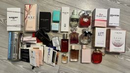 Parfum Konvolut diverse Marken Flakons und Proben neu