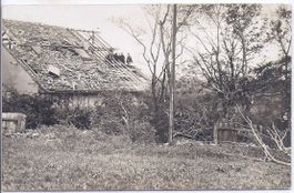 LA CHAUX-de-FONDS, ferme détruite lors du cyclone de 1926