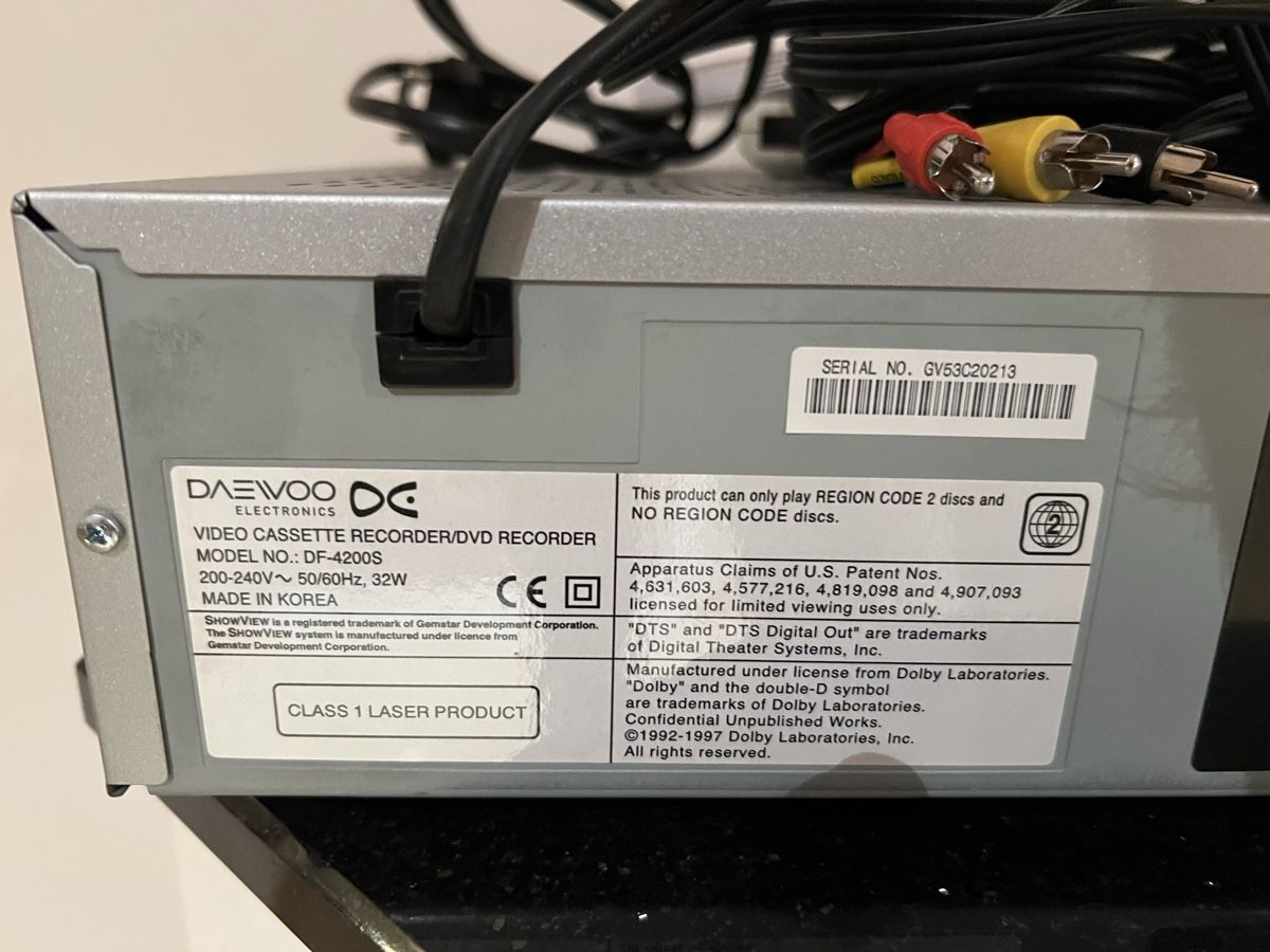 Daewoo Registratori: VHS & DVD Videorecorder von Daewoo – Usato da Schongau venduto da Retro_Shop 6