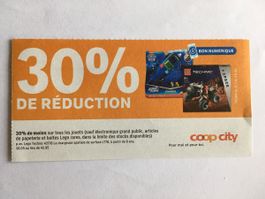 Coop 30% de réduction sur les jouets