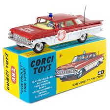 Corgi Toys Modellini d'auto: CHEVROLET IMPALA FIRE CHIEF 1:50 CORGI – Nuovo e nell'imballaggio originale da Suhr venduto da Moebelsiralfred