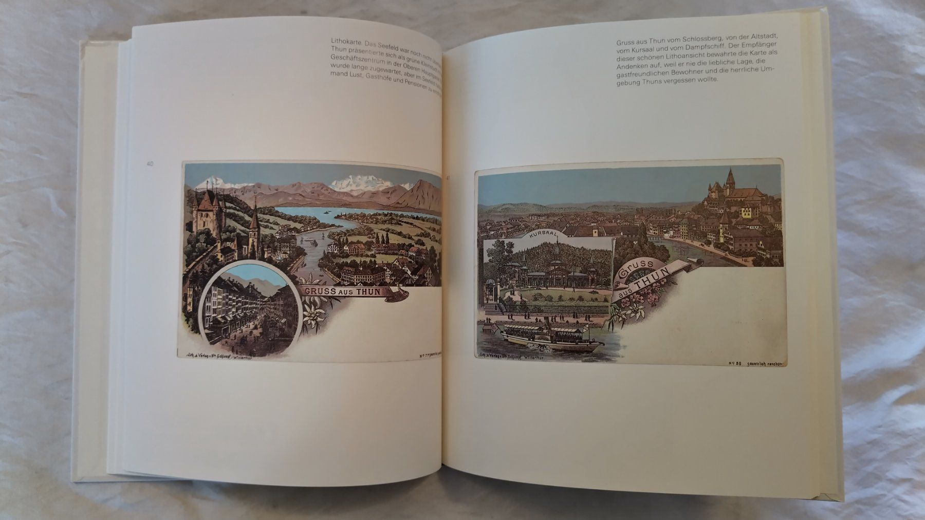 Libri: Gruss aus Thun - Ansichtskarten um die Jahrhundertwende Buch – Usato da Bellach venduto da JingleJerry 5