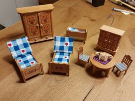 Puppenstube-Möbel, Holz, Vintage, sehr süss!