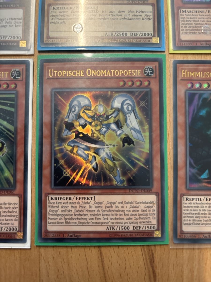 Yugioh Carte collezionabili: Yugioh Karten DUPO 7x – Usato da Speicherschwendi venduto da YugisKartenKammer 5