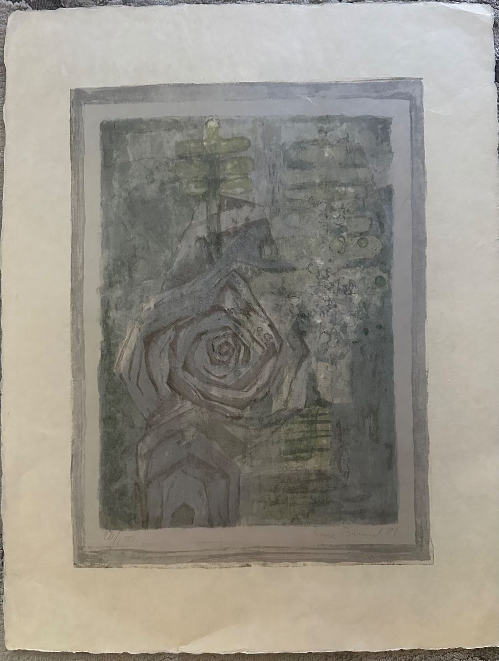 Grafica & Litografie: Irma Bamert (1925) Lithographie handsigniert nummeriert – Usato da Gersau venduto da grafik-kunst 6