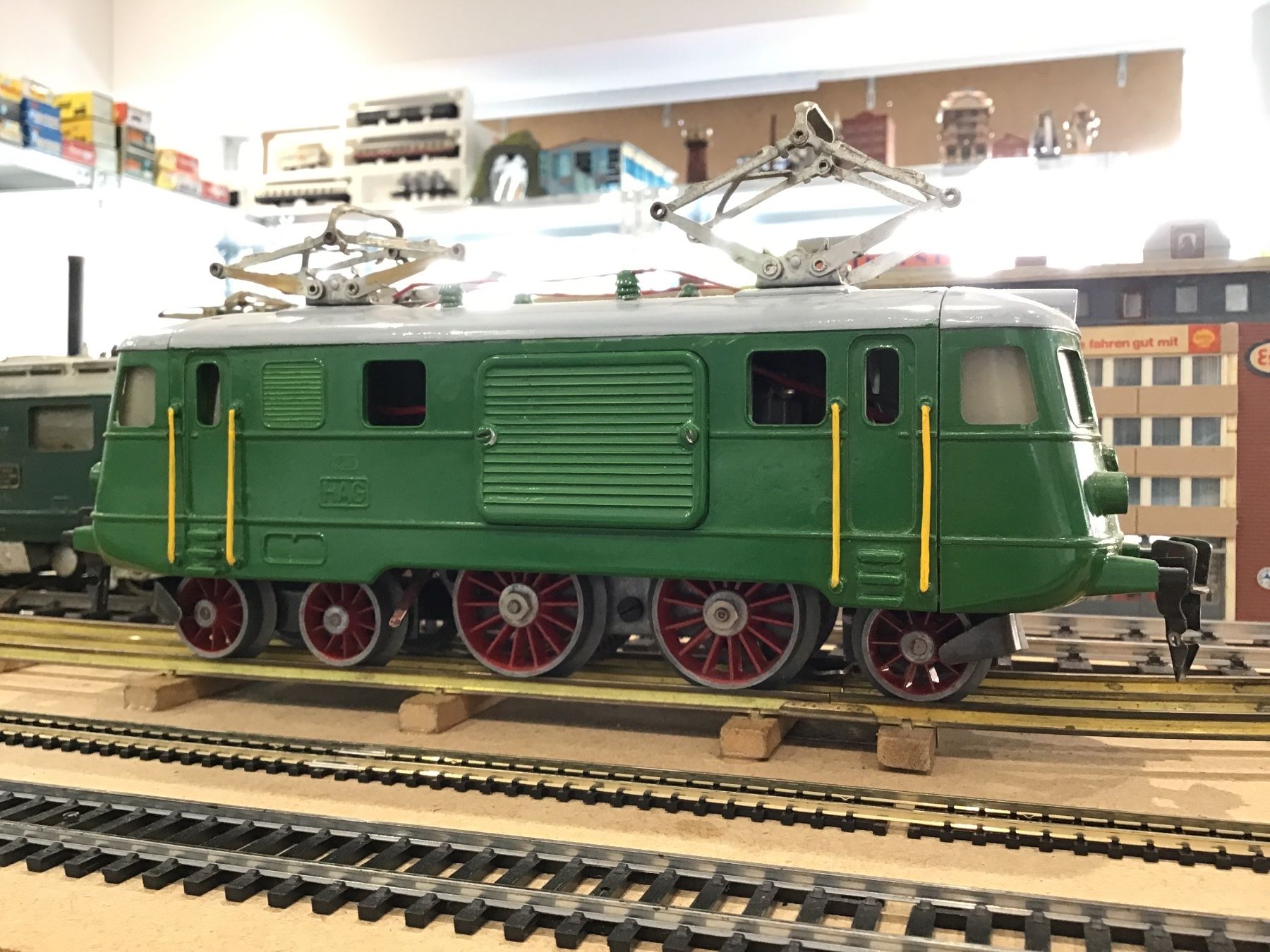 Hag Modellini di ferrovie: HAG LANDILOK SPUR 0 grün, Modellbahn-Klassiker, – Usato da Männedorf venduto da Spezial-Modelle 1