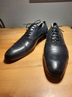 Elegante Herren Schuhe, dunkelblau, Grösse 47, Top Zustand!