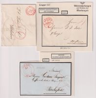Rote Stempel / LUZERN / BOUDRY / Zürich! Sehr schön !!