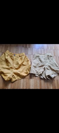 Sommer-Shorts im Set, Grösse S/36, gelb und Senfgelb