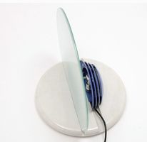 Lampada da Tavolo Design Bruno Gecchelin 1981  Base in marmo
