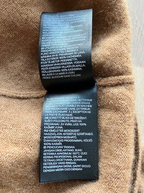 H&M Maglioni & Felpe: Kaschmir Rollkragenpullover, Gr. M, rehbraun – Usato da Brugg AG venduto da Hellviolett 3