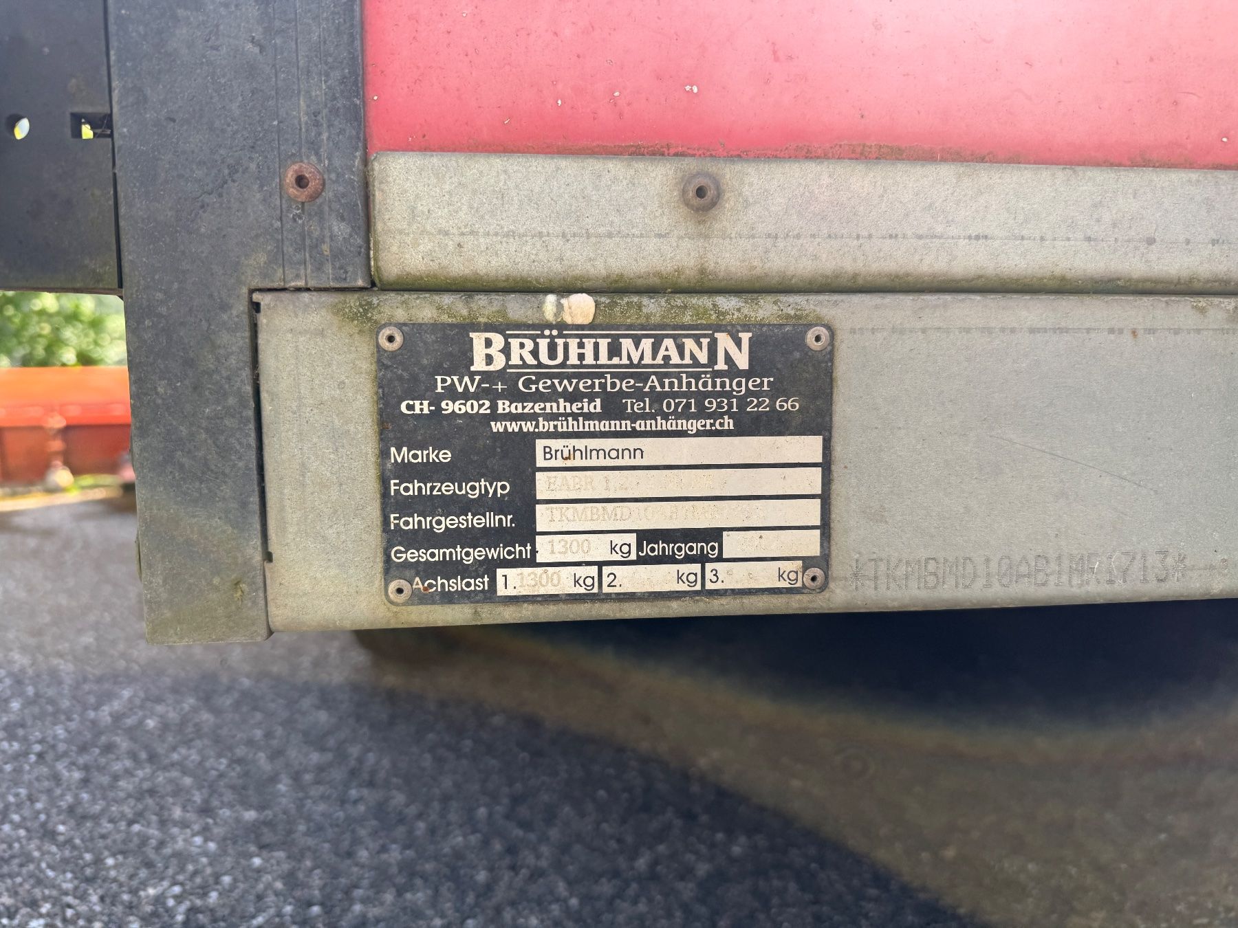 Brühlmann Rimorchi: Anhänger Tieflader Brühlmann EABR – Usato da Oberdorf BL venduto da sonne027 3