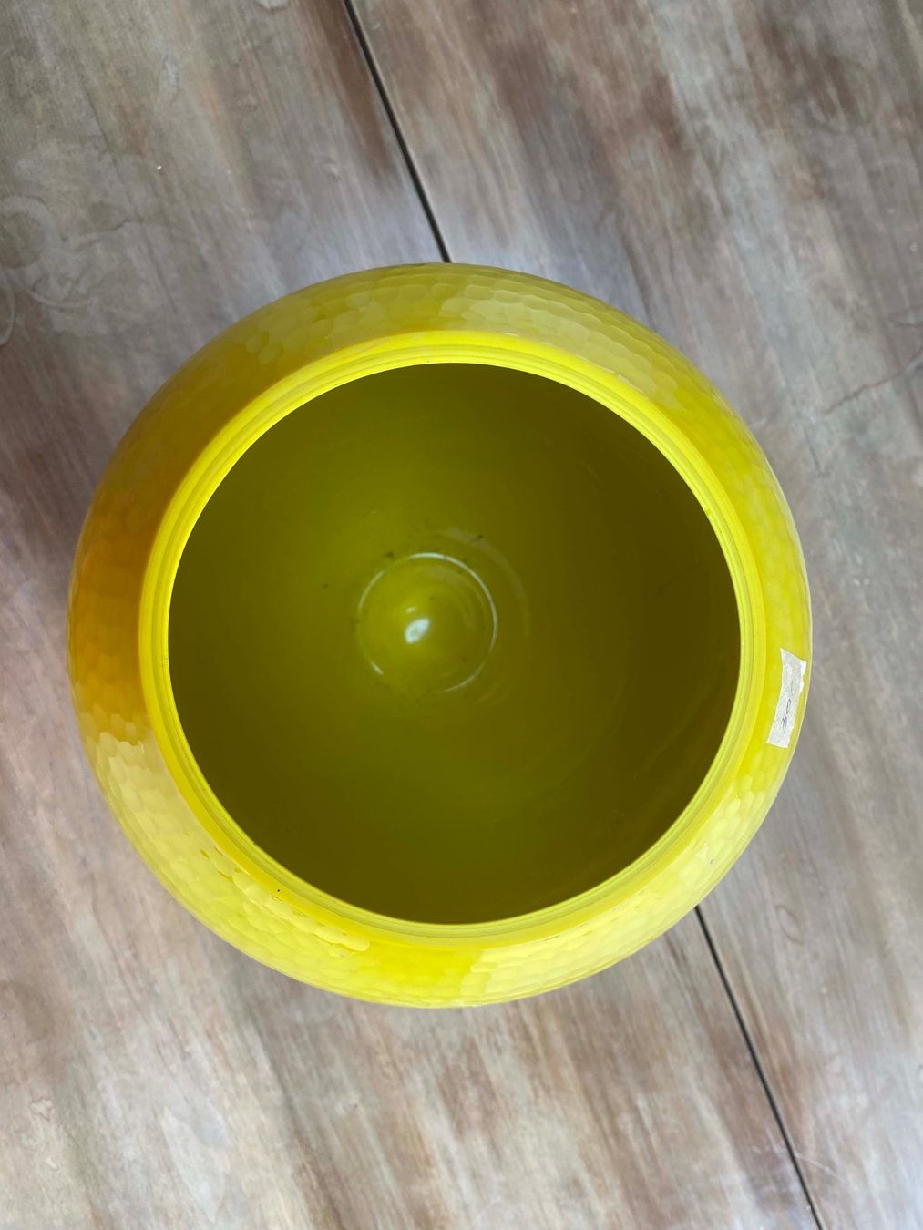 Vase & Récipients: Vase en verre jaune – D'occasion à Savigny par Yves1960 1