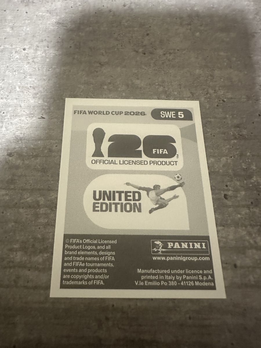 Panini Cartes à collectionner: SWE 5 , FIFA WORLD CUP 2026 PANINI – Neuf (Voir description) à Frauenfeld par 1PegPeg1 1