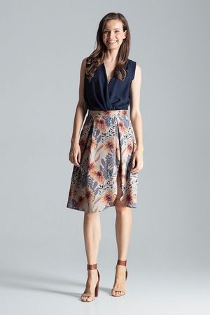 Sommerlicher Blumenrock, Gr. 36, Idealer Sommerbegleiter