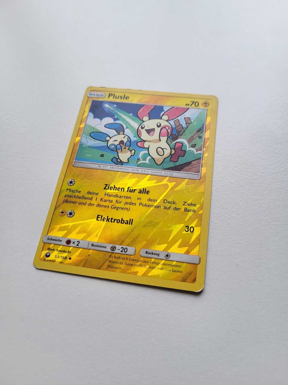 Pokémon Cartes à collectionner: Plusle (Celestial Storm 53/168) & Minun reverse Holo – D'occasion à Erlenbach ZH par ram_mjn5 1