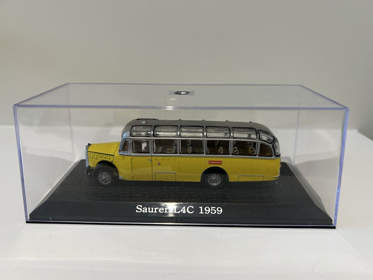 Saurer Modellini d'auto: Car Postal Saurer 1959 – Nuovo e nell'imballaggio originale da Epalinges venduto da Joki09