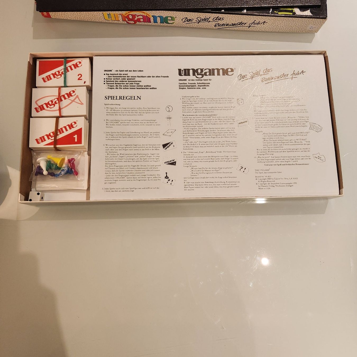 Giochi: The Ungame - Das Kommunikations-Spiel – Usato da Altendorf venduto da keskomat 2
