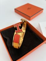 Bracelet Hermès Clic Email Doré