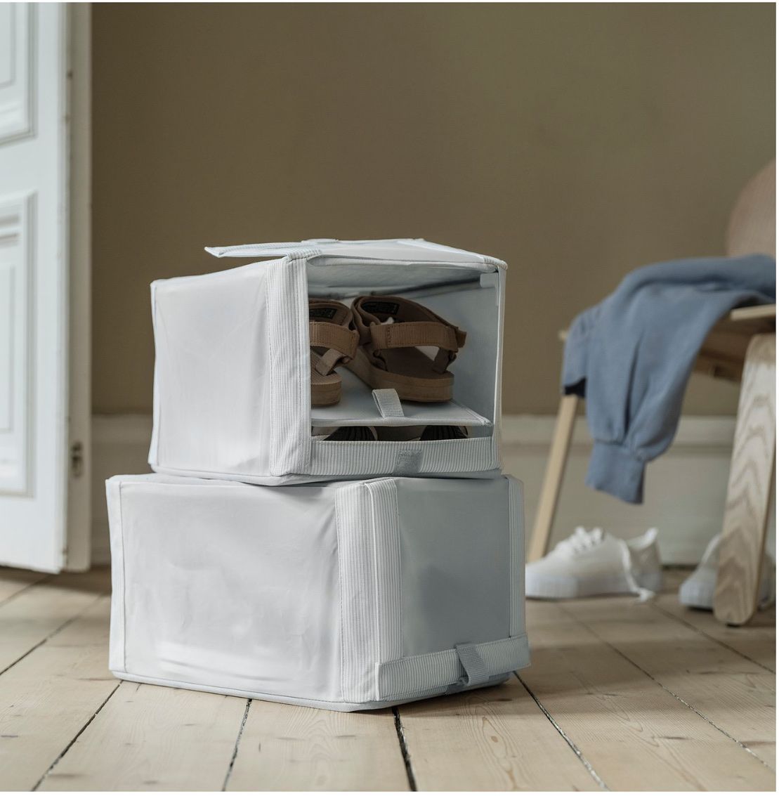 Sonstiges für Haushalt & Wohnen: Schuhbox von IKEA,  HEMMAFIXARE - 2er Set – Gebraucht aus Rheineck von cha_p9qy 7