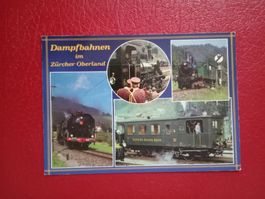 Ak Bahn Zürcher Oberland Dampfbahnen mehrbildrig