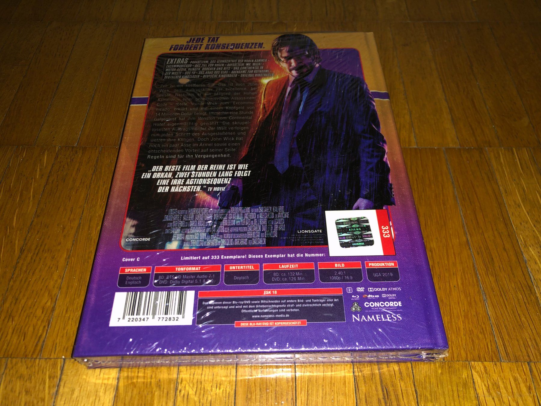 Tous les DVDs: John Wick 3 - MEDIABOOK - C - UNCUT – Neuf avec emballage d'origine à Basel par havsok 1