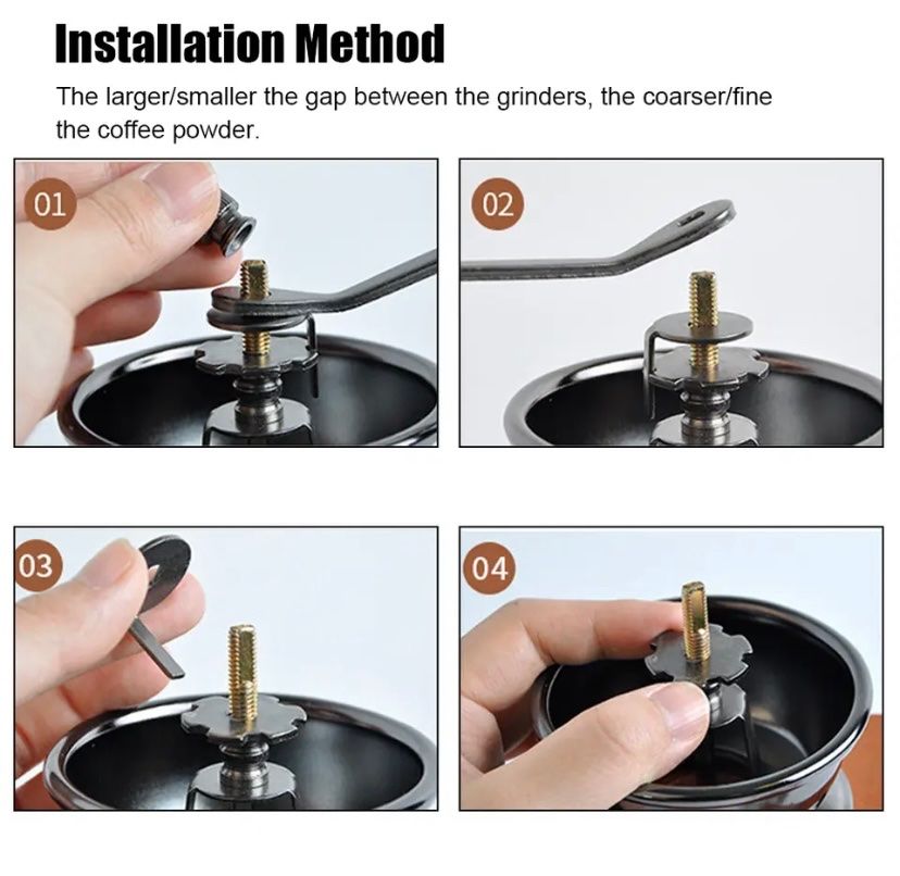 Cucine complete: Kaffee Bean Grinder Kaffee Maker Kaffee Spice Grat Mühle – Nuovo e nell'imballaggio originale da Seon venduto da Aaargauer01 5